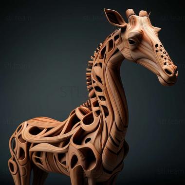 3D модель Giraffokeryx (STL)